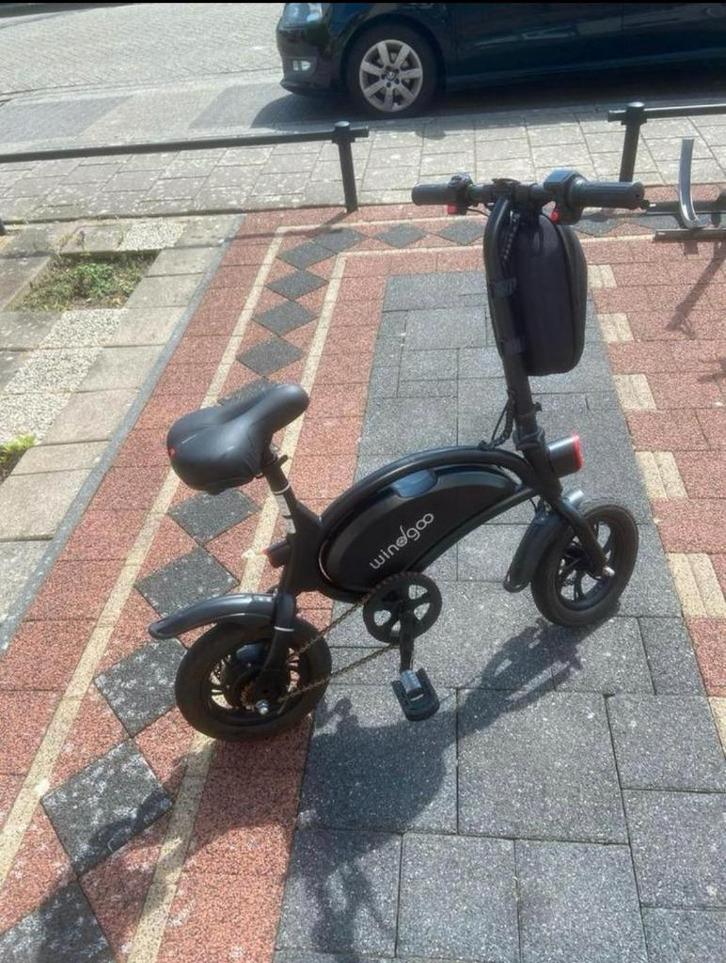 Elektrische fiets Windgoo, Fietsen en Brommers, Elektrische fietsen, Zo goed als nieuw, Overige merken, Minder dan 47 cm, 30 tot 50 km per accu