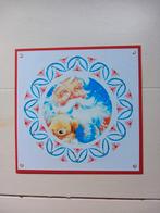 Geborduurde kaart kerst sneeuwpop, Hobby en Vrije tijd, Kaarten | Zelf maken, Ophalen of Verzenden