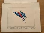 Vintage Martini Racing kalender 1986, Ophalen of Verzenden, Maandkalender, Gebruikt