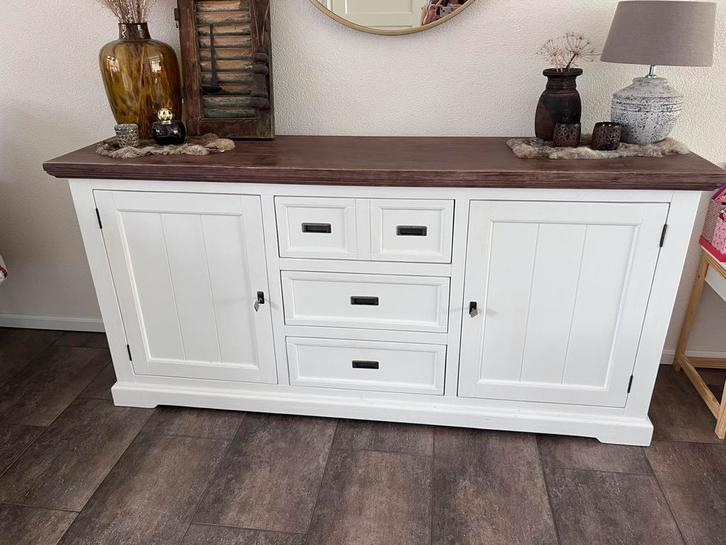 Meubelset: dressoir, salontafel, tv-meubel. De Bommel Meubel, Huis en Inrichting, Kasten | Dressoirs, Zo goed als nieuw, 100 tot 150 cm