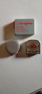 3 oude rolmaat /meetlinten de linker kan '40-'45 zijn, Antiek en Kunst, Ophalen of Verzenden