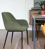 Kave Home Konna Eetkamerstoel Groen set 4 | Van €185 p.s. nu, Kave Home, Nieuw, Ophalen of Verzenden, Vier