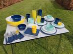 Vintage Mepal camping servies 53 st. Buiten servies 4 pers.