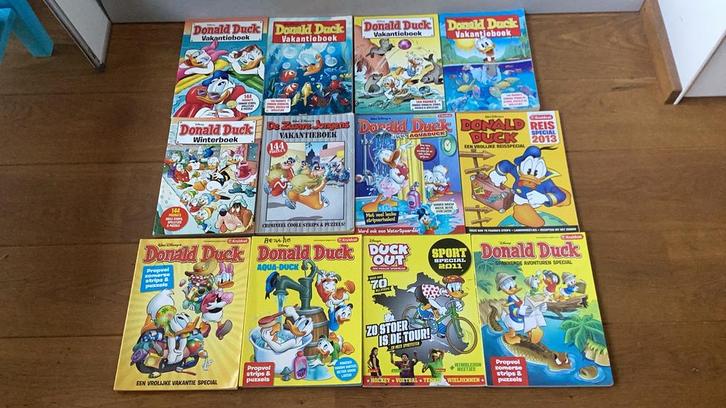Donald Duck Zware Jongens vakantieboeken winterboek €0,75 ps, Boeken, Stripboeken, Gelezen, Meerdere stripboeken, Ophalen of Verzenden