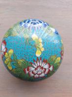 cloisonne doosje turquoise, Antiek en Kunst, Antiek | Emaille, Ophalen