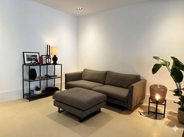 Mooie bank met hocker van 4x6 sofa, Huis en Inrichting, Banken | Bankstellen, Gebruikt, Rechte bank, Driepersoons, 200 tot 250 cm