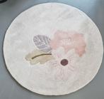 Mooi rond vloerkleed met bloemmotief, Huis en Inrichting, Stoffering | Tapijten en Kleden, Ophalen of Verzenden, Zo goed als nieuw