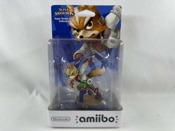 Amiibo Fox No. 6 - Super Smash Bros Collection - Nintendo, Verzamelen, Poppetjes en Figuurtjes, Nieuw, Ophalen of Verzenden