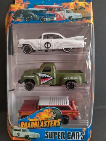 Chevrolet Nomad, Pick up En Cadillac 1:64  Roadblasters Pol beschikbaar voor biedingen