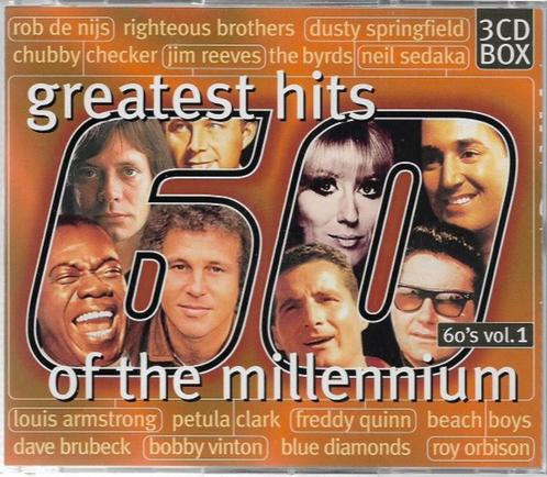 Greatest Hits Of The Millennium 60's Vol. 1 3 cd set, Cd's en Dvd's, Cd's | Verzamelalbums, Zo goed als nieuw, Pop, Ophalen of Verzenden