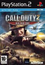 Call of Duty 2 Big Red One PS2, Spelcomputers en Games, 1 speler, Ophalen of Verzenden, Zo goed als nieuw, Shooter