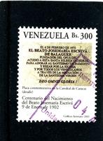 418. Venezuela 2001. Document, Postzegels en Munten, Postzegels | Amerika, Verzenden, Gestempeld, Zuid-Amerika