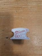 Mooi origineel Droste met krul prijs bordje 60 cent, Verzamelen, Merken en Reclamevoorwerpen, Ophalen, Gebruikt