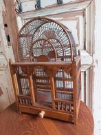 Antieke houten vogelkooi oosters, Ophalen of Verzenden, Hout, Vogelkooi