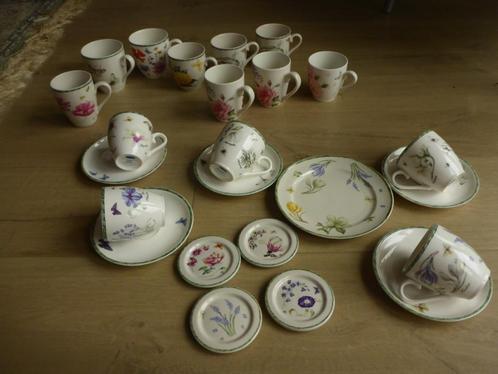 Diverse serviesdelen janneke brinkman, seasons, bloemen enz, Huis en Inrichting, Keuken | Servies, Zo goed als nieuw, Overige typen