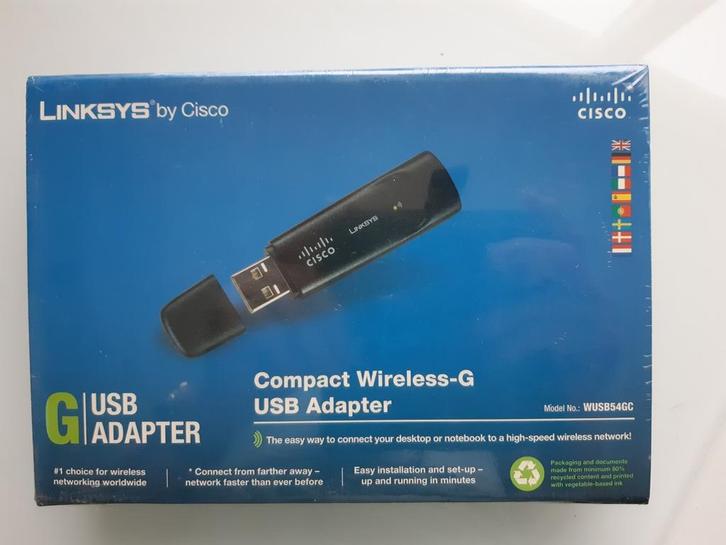 Linksys WUSB54GC, Computers en Software, Netwerkkaarten, Nieuw, Ophalen of Verzenden