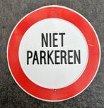 Metalen niet Parkeren Bord - 24cm, Ophalen of Verzenden, Gebruikt