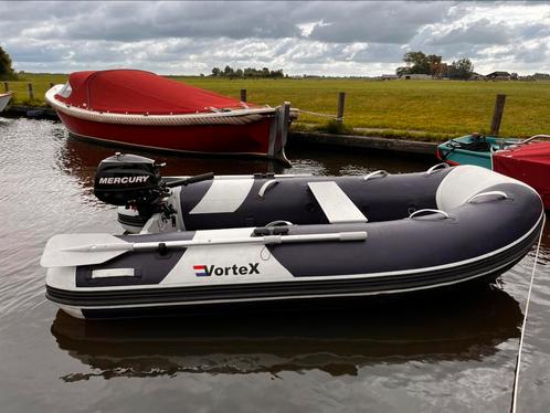 Vortex 270 rubberboot met Mercury 3.5 pk 4 takt motor, Watersport en Boten, Bootonderdelen, Gebruikt, Ophalen