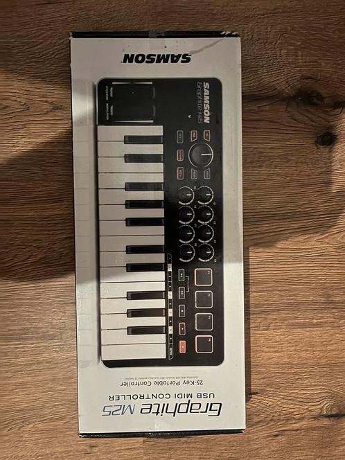 Samson Graphite M25 MIDI Keyboard - Nieuw!, Muziek en Instrumenten, Midi-apparatuur, Nieuw, Ophalen of Verzenden