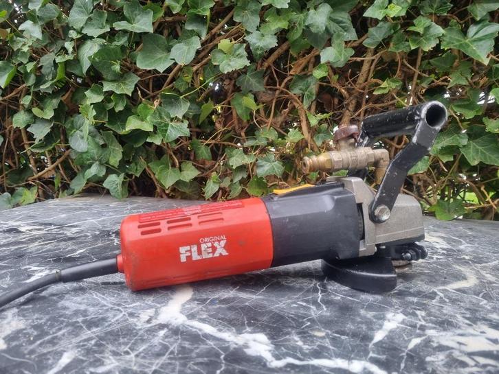 FLEX Waterslijper Steen Polijsten, Doe-het-zelf en Verbouw, Gereedschap | Slijpmachines, Zo goed als nieuw, Haakse handslijpmachine