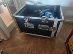 flightcase op wielen met diverse bekabeling liggend, Ophalen, Zo goed als nieuw, Overige instrumenten, Flightcase