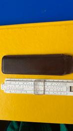 Rekenliniaal Aristo nr.89 incl.lederen etuis vintage, Antiek en Kunst, Antiek | Gereedschap en Instrumenten, Ophalen of Verzenden