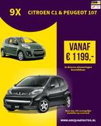 Toyota Aygo 1.0-12V 10x Toyota aygo|Citroen C1|Peugeot 107, Auto's, Toyota, Voorwielaandrijving, Gebruikt, Huisgarantie, Met garantie (alle)