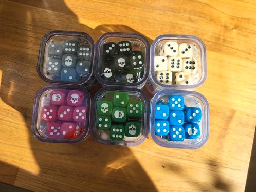 Warhammer Dobbelstenen / Dice, Hobby en Vrije tijd, Wargaming, Zo goed als nieuw, Warhammer, Ophalen of Verzenden
