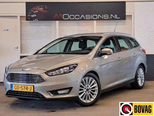 Ford FOCUS Wagon 1.0 Titanium Edition + NAVI (bj 2015), Auto's, Ford, Bedrijf, Te koop, Focus, ABS, Airbags, Airconditioning, Alarm
