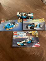 Lego creator 3in1 31072 speedboot /raceauto 2x, Ophalen of Verzenden, Zo goed als nieuw, Complete set, Lego