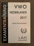 VWO Nederlands Examentraining 2017, Gelezen, VWO, Nederlands, L&M educatief