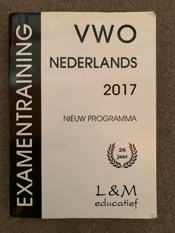 VWO Nederlands Examentraining 2017 beschikbaar voor biedingen
