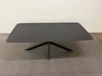Rechthoekige eettafel HPL zwart 200x100, 100 tot 150 cm, 200 cm of meer, Ophalen of Verzenden, Zo goed als nieuw