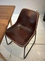 4 Eetkamerstoel – Cognac, Ophalen, Gebruikt, Bruin, Metaal