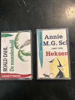 2 cassetteboeken Roald Dahl&Annie MG Schmidt, Ophalen of Verzenden, Zo goed als nieuw, Nederlandstalig, 2 t/m 25 bandjes