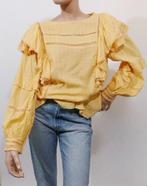 FABIENNE CHAPOT  blouse maat 42 ZGAN, Ophalen of Verzenden, Zo goed als nieuw, Maat 42/44 (L), Geel