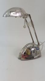 Massive bureaulamp antennes, halogeen. Transparant. 3A6, Tweedehands verkoop, Tweedehands verkoop, Gebruikt, Ophalen of Verzenden