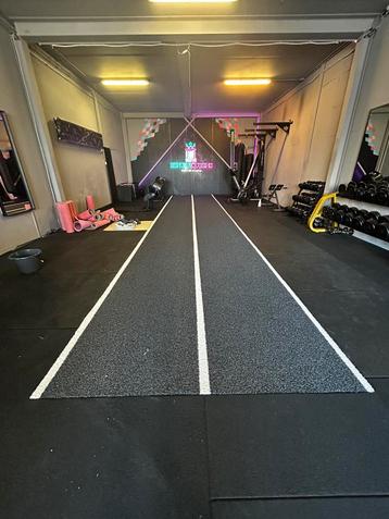 Sprint track | grasmat | Hyrox mat beschikbaar voor biedingen