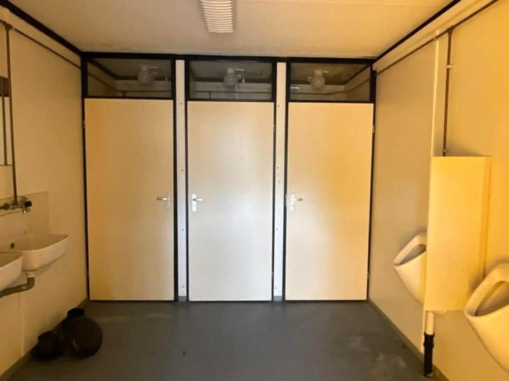 Sanitair unit toilet keet wagen 20ft 6m, Doe-het-zelf en Verbouw, Meetapparatuur, Ophalen