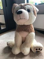 Grote husky knuffel, Kinderen en Baby's, Speelgoed | Knuffels en Pluche, Ophalen of Verzenden, Zo goed als nieuw, Overige typen