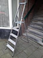 Kis trap, ladder, zeer stevig, 5 treden trap, draagvermogen, Ophalen, Gebruikt, Ladder, Opvouwbaar of Inschuifbaar