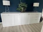 Zen Dressoir kast hoogglans wit, Ophalen of Verzenden, Gebruikt, 25 tot 50 cm