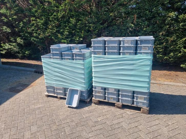 Plastic krat, kist, bak opberg doos, stelling 40x29x12cm, Huis en Inrichting, Woonaccessoires | Kisten, Gebruikt, Minder dan 50 cm