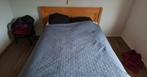 Hout bed 160cm × 200cm, Ophalen, Gebruikt, Tweepersoons, Farmhouse