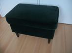 Zitbankje Voetenbank - Ikea - Groen Fluweel - zgan, Huis en Inrichting, Ophalen, Hout, Minder dan 50 cm, 50 tot 75 cm