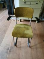 Groene vintage stoel met armleuningen, Ophalen of Verzenden
