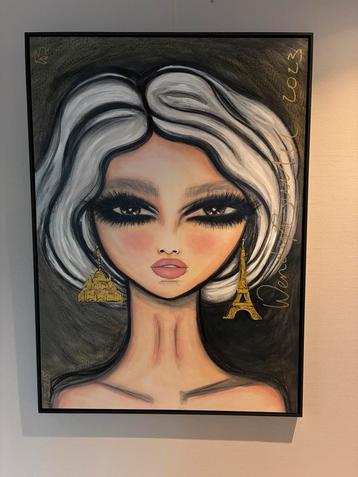 Wendy Buiter - Paris 100x 140 cm canvas beschikbaar voor biedingen