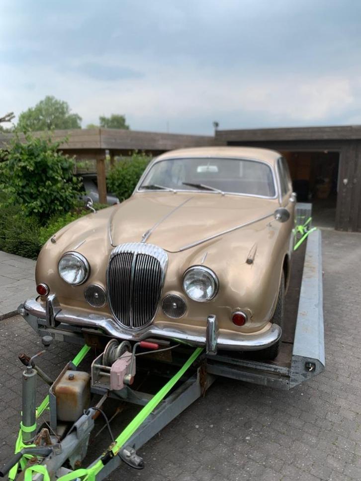 Daimler v250 v8, Auto's, Oldtimers, Particulier, Overige merken, Benzine, Sedan, Automaat, Overige kleuren, Bruin, Leder, Achterwielaandrijving