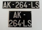 Kentekenplaten old timer frankrijk Voor & Achter, Ophalen of Verzenden, Gebruikt