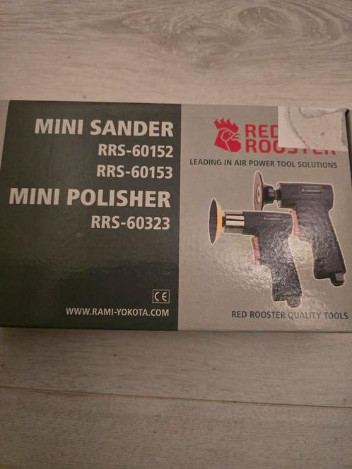 Red Rooster mini lucht schuurmachine, Doe-het-zelf en Verbouw, Gereedschap | Overige machines, Nieuw, Ophalen of Verzenden